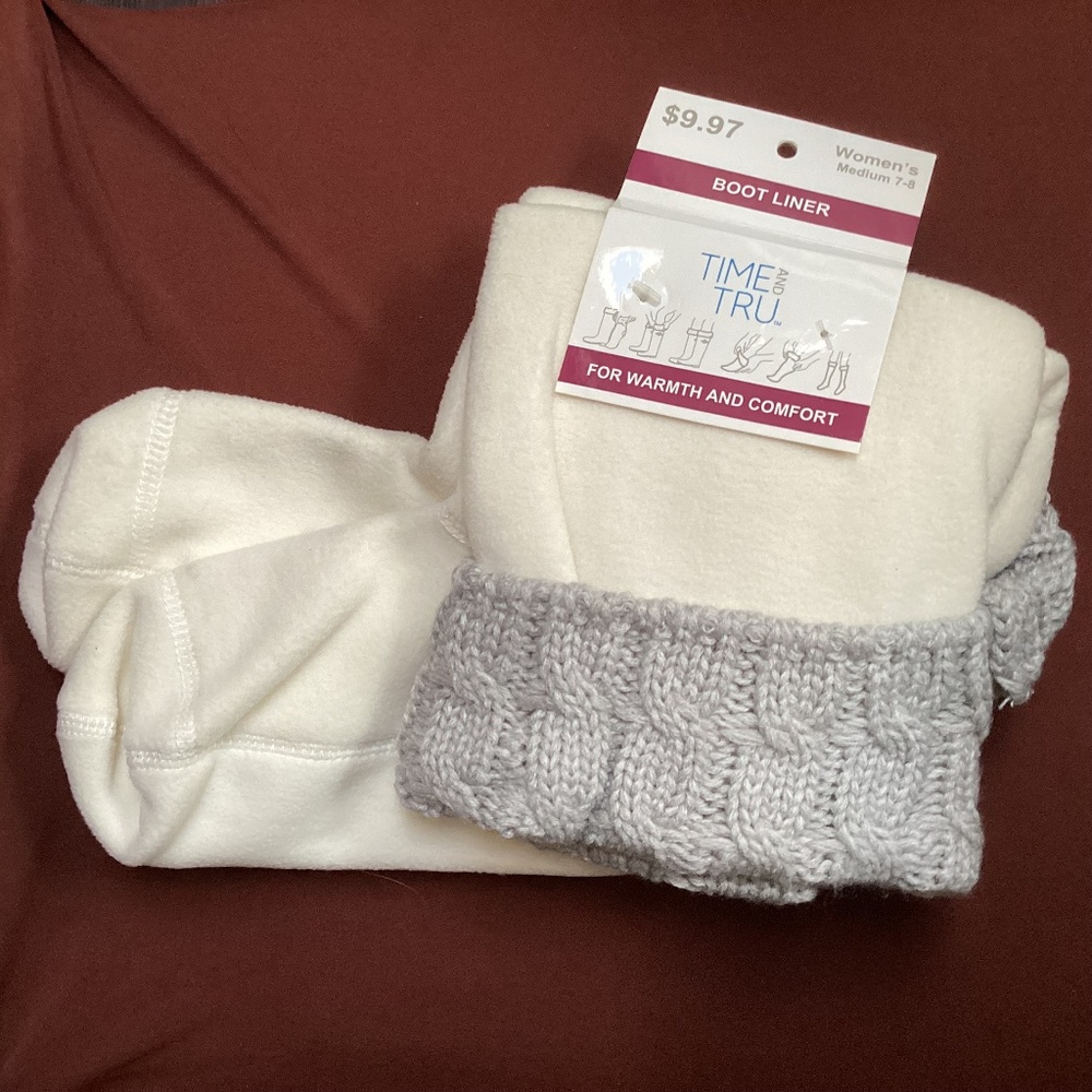 Time and Tru Women’s Comfort Sock Easy On/Off Soft Sole New With Tag